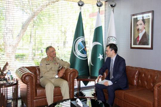 2-06-2023, Islamabad: Senior  Representative of JICA called on Chairman NDMA Lt. General Inam Haider Malik at NDMA HQs.